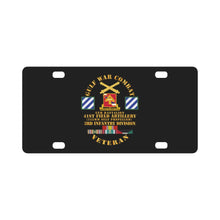 Load image into Gallery viewer, Army - Gulf War Combat Vet w 6th Bn 41st Arty - 3rd ID X 300 Classic License Plate