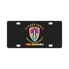 Load image into Gallery viewer, Army - II Field Force w SVC Ribbons X 300 Classic License Plate