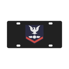 Load image into Gallery viewer, Rank Insignia - US Navy - E4 - Aviation Electricians Mate (EM) - Rate - Rank - PO3 wo Txt X 300 Classic License Plate