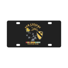 Load image into Gallery viewer, Army - 9th Cavalry (Air Cav) - 1st Cav Division wo Airmobile w VN SVC X 300 Classic License Plate