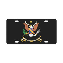 Load image into Gallery viewer, Army - Regimental Colors - 52nd Infantry Regiment - FORTIS ET CERTUS X 300 Classic License Plate