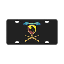 Load image into Gallery viewer, Army - 49th Infantry Division w Br - DUI - Ribbon X 300 Classic License Plate