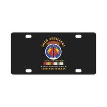 Load image into Gallery viewer, 56th Artillery - Pershing - Nuclear Capable w COLD Svc Medals Classic License Plate