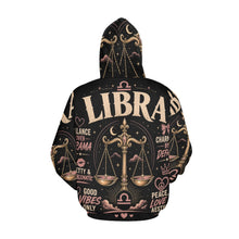 Load image into Gallery viewer, Libra - balance and cosmic elegance Men's All Over Print Hoodie (USA Size)
