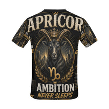 Load image into Gallery viewer, Capricorn - ambition and empire Men's All Over Print Crew Neck T-Shirt