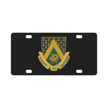 Load image into Gallery viewer, Army - 240th Cavalry Regiment DUI wo Txt X 300 Classic License Plate