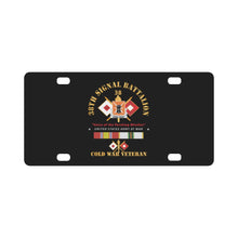 Load image into Gallery viewer, Army - 38th Signal Battalion - DUI - US Army w BN Number - Sig Br - Voice of the Pershing Missiles Classic License Plate