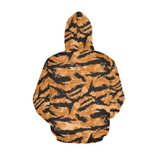 Load image into Gallery viewer, Men's All Over Print Hoodie (USA Size) (Model H13) - Vietnam Tiger Stripe Orange