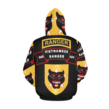 Load image into Gallery viewer, Men's All Over Print Hoodie (USA Size) (Model H13) - SOF - SSI - Vietnamese Ranger Advisor
