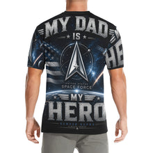 Load image into Gallery viewer, A tribute to space heroes Men's All Over Print Crew Neck T-Shirt