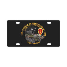 Load image into Gallery viewer, Army - 1st Stryker Bde - 25th ID - Arctic Wolves w Stryker - SSI Classic License Plate