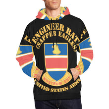Load image into Gallery viewer, Men's All Over Print Hoodie (USA Size) (Model H13) - 326th Engineer Bn - Sapper Eagles