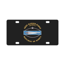 Load image into Gallery viewer, ROK Korean Army Ranger Badge w Txt X 300 Classic License Plate