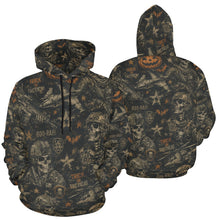 Load image into Gallery viewer, AOP Hoodie - Gritty Military Halloween Camouflage Men's All Over Print Hoodie (USA Size)
