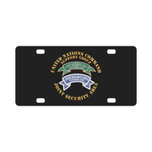 Load image into Gallery viewer, Joint Security Area - United Nations Command Support Group w Txt X 300 Classic License Plate