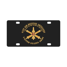 Load image into Gallery viewer, 61st Air Defense Artillery - The Way To the Stars Is Not Easy - Number Branch - US Army X 300 Classic License Plate