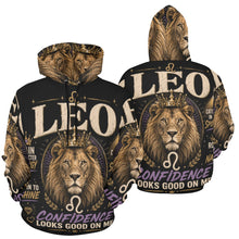 Load image into Gallery viewer, Leo - royal energy and confidence Men's All Over Print Hoodie (USA Size)