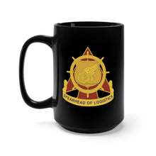 Load image into Gallery viewer, Black Mug 15oz - Army - Transportation Corps Regimental Crest
