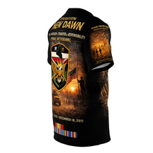 Load image into Gallery viewer, Operation New Dawn Tribute Tee — "End of Mission: Iraq Sept 1, 2010–Dec 15, 2011"