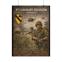Load image into Gallery viewer, Rolled Posters - 1st Cavalry Division in Ia Drang