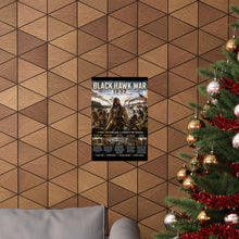 Load image into Gallery viewer, Black Hawk Wars (1832) Tribute Matte Poster - "Struggle for Rock River Country - Illinois and Wisconsin"