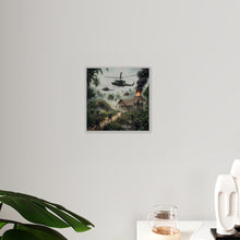 Load image into Gallery viewer, Acrylic Wall Art Panel - Vietnam Village Helicopter Assault