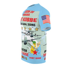 Load image into Gallery viewer, Unisex AOP Cut & Sew Tee - Invasion of Panama - Fort Kobbe - Operation Just Cause