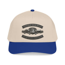 Load image into Gallery viewer, Mid Profile Baseball Cap - USCG - Expeditionary Warfare Specialist w txt - 3D - Enhanced