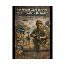 Load image into Gallery viewer, Matte Poster - Korea - ROK Marine Brigade - Blue Dragons