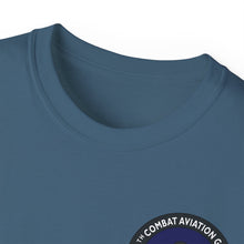 Load image into Gallery viewer, Unisex Ultra Cotton Tee - Vietnam Combat Aviation Vet w Air Crew Badges - 12th Combat Aviation Group - Black Jack No2 - Sgt Howard Meyers - 1968-1969 SVC X 300