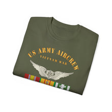 Load image into Gallery viewer, Unisex Ultra Cotton Tee - Army - US Army AirCrew - Air Crew Badge - Vietnam - Combat Veteran VN SVC X 300
