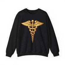 Load image into Gallery viewer, Crewneck Sweatshirt - Army Medical Corps Branch Insignia - 3D - Enhanced