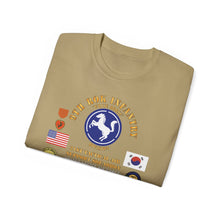Load image into Gallery viewer, Unisex Tee, Military T-Shirt, Military Veteran Gift, Patriotic Shirt, Army Apparel - USAF - 21st Tactical Air Support Squadron - 9th Infantry Division - ROK w VN SVC - V3 - Group X 300