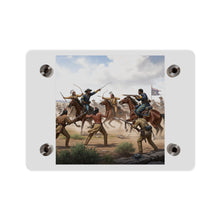 Load image into Gallery viewer, Acrylic Wall Art Panel - 9th Cavalry Regiment fighting Native Americans during the Indian Wars