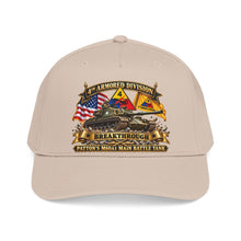 Load image into Gallery viewer, Mid Profile Baseball Cap - 4th Armored Division - PATTON'S M60A1 Main Battle Tank - Breakthrough Division