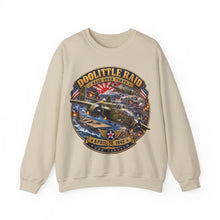 Load image into Gallery viewer, Crewneck Sweatshirt - Army Air Corps - Doolittle Raid US Hornet Attack Tokyo Japan - Apr 18, 1942 - WWII