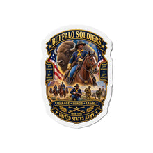Load image into Gallery viewer, Die-Cut Magnet - Overall Buffalo Soldiers Tribute - 3D - Enhanced