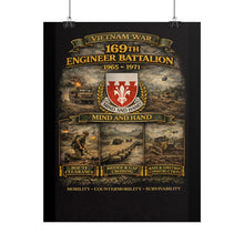 Load image into Gallery viewer, Rolled Posters - 169th Engineer Battalion - 1965 - 1971