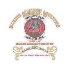 Load image into Gallery viewer, Kiss-Cut Stickers - USMC - Marine Aviation Logistics Squadron 39 - MALS 39 - Kidd