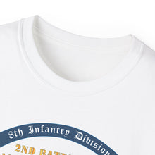 Load image into Gallery viewer, Unisex Ultra Cotton Tee - 8th Infantry Division Scroll - 2nd Bn, 81st Field Artillery Regiment - Idar Oberstein Germany - Cold War Vet w COLD SVC - 1970 - 1980
