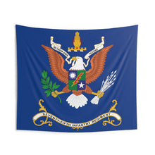 Load image into Gallery viewer, Indoor Wall Tapestries - 75th Infantry Regiment - Of THEIR OWN ACCORD - Regimental Colors Tapestry
