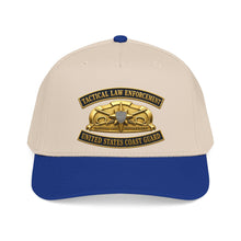 Load image into Gallery viewer, Mid Profile Baseball Cap - USCG - Tactical Law Enforcement w txt - 3D - Enhanced