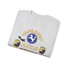 Load image into Gallery viewer, Unisex Ultra Cotton Tee - USAF - 21st Tactical Air Support Squadron - 9th Infantry Division - ROK w VN SVC X 300