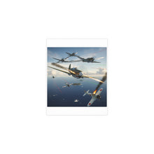 Load image into Gallery viewer, Indoor and Outdoor Silk Posters - Curtis P-40 Kittyhawk w Machine Guns Blazing