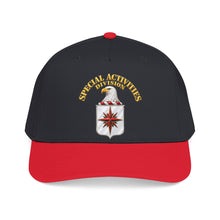 Load image into Gallery viewer, Mid Profile Baseball Cap - Special Activities Division - COA - Central Intelligence Agency - 3D - Enhanced