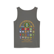 Load image into Gallery viewer, Unisex Combat Veteran Tank Top, Always Earned Never Given Apparel, Military Tribute Shirt, Patriotic Gift for Veterans, Summer Casual Wear - Combat Veteran - 11B40X - Retired Army with Multi Units