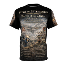 Load image into Gallery viewer, Civil War Tribute Tee — Siege of Petersburg, XXV Corps (USCT) & Mahone's Brigade — Battle of the Crater (July 30, 1864)