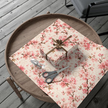 Load image into Gallery viewer, Gift Wrap Paper — Vintage sakura with postal accents