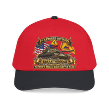 Load image into Gallery viewer, Mid Profile Baseball Cap - 4th Armored Division - PATTON'S M60A1 Main Battle Tank - Breakthrough Division