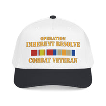 Load image into Gallery viewer, Mid Profile Baseball Cap - Opn Inherent Resolve (OIR) SVC Bar - Combat Veteran - DTF